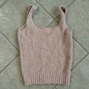 Skims Cozy Knit Tank in Dusk